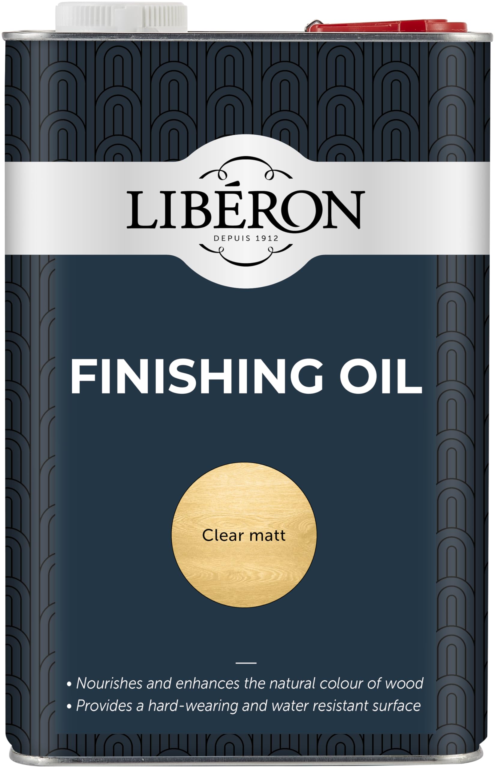 Libéron Finishing Oil - Traditional Protection for Interior Wood - Hard-Wearing & Water-Resistant Finish - Ideal for Kitchens & Bathrooms - Clear - 5 litres