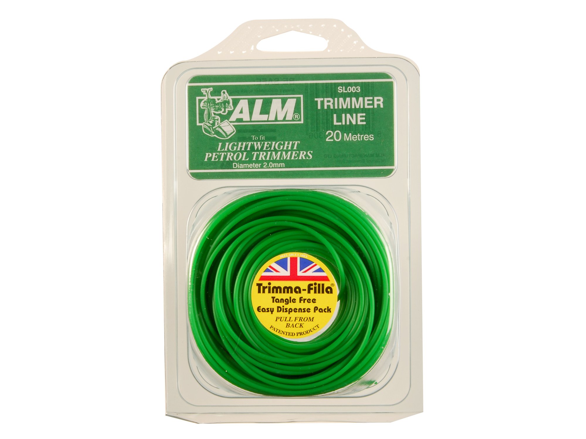 Alm Manufacturing Light Sl003 Sl003 -Duty Petrol Trimmer Line 2.0Mm X 20M