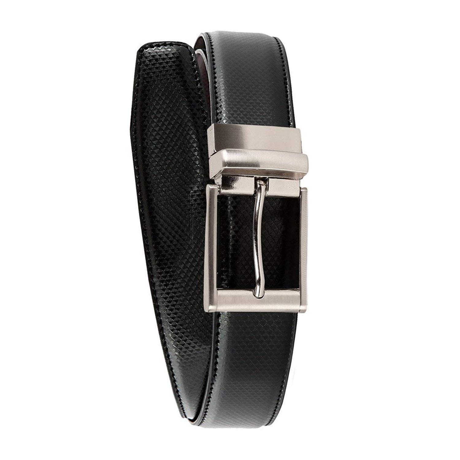 DADDY GMen's Reversible Faux LeatherLeather Belt (Multicolour,Free Size)