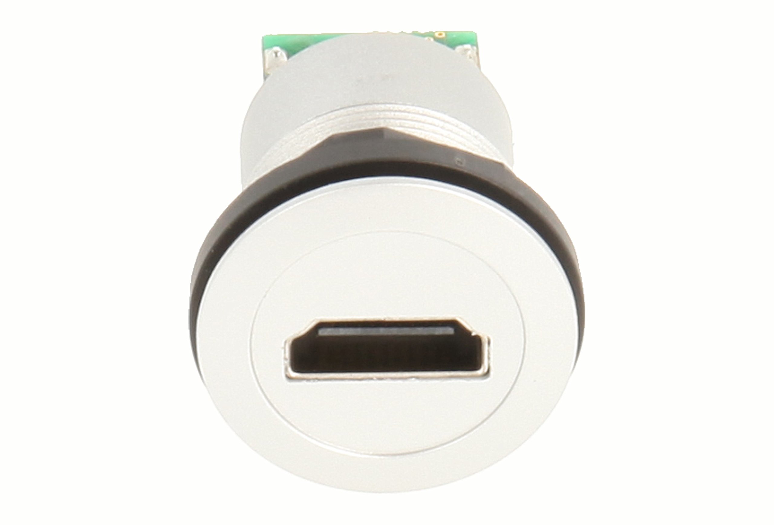 Schlegel 23.001.532 gniazdo HDMI z przodu, 1 x gniazdo HDMI i z tyłu, 1 x gniazdo HDMI, srebrne