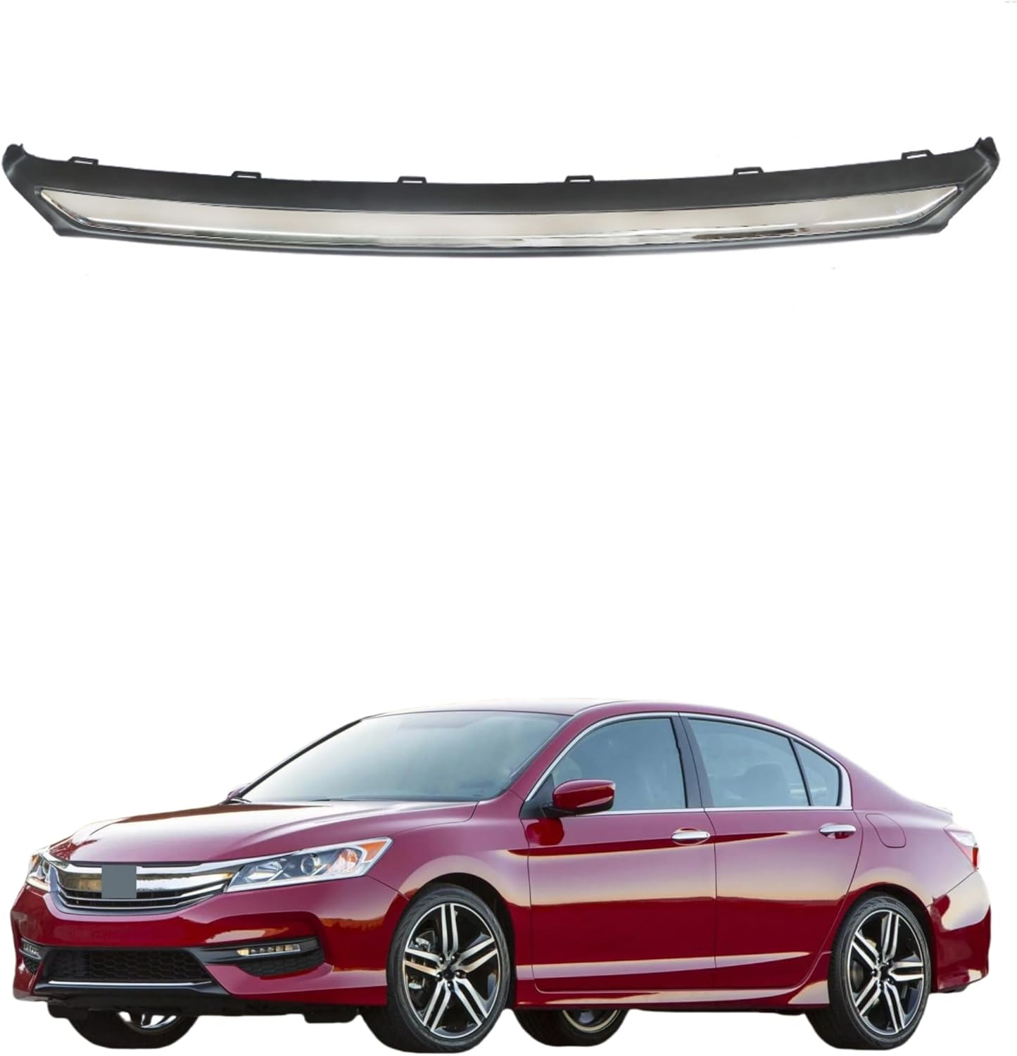 Front Bumper Cover Lower Trim Molding Chrome Replacement for Accord 2013-2015 HO1095119 71150T2FA00