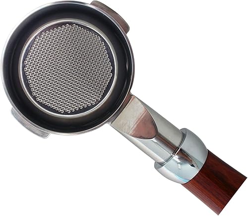 Miniatura 6 de Cesta de filtro de espresso de 2.283in, dos tazas de una sola pared, accesorio sin presión, compatible con portafiltro Breville de 2.283in