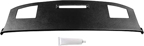DashSkin Tapa moldeada para salpicadero compatible con Chevrolet Corvette C4 1984-1989 en negro  Fácil fijación de vinilo agrietado, se instala