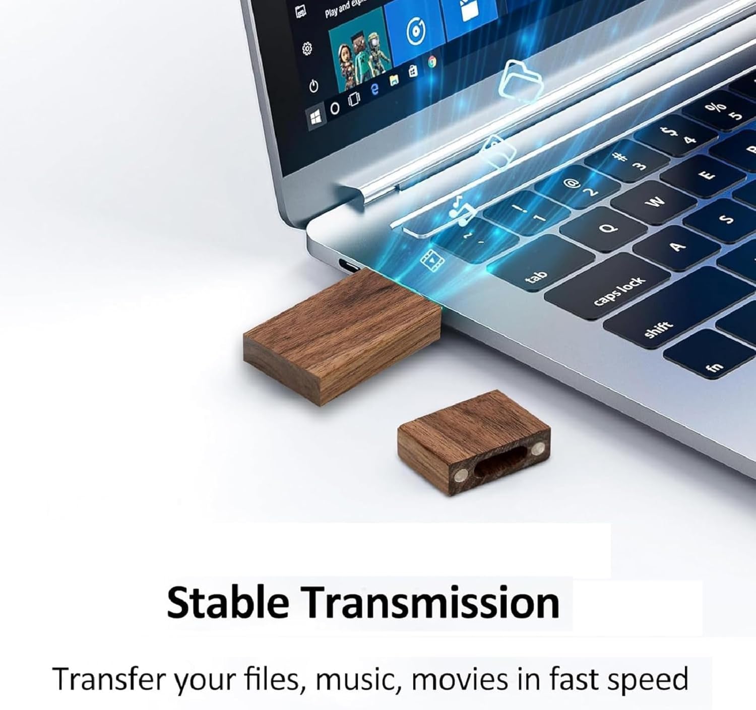 5-pak prostokątny orzech włoski drewno 2.0/3.0 pamięć USB dysk USB pamięć z drewnem (3.0/32 GB)