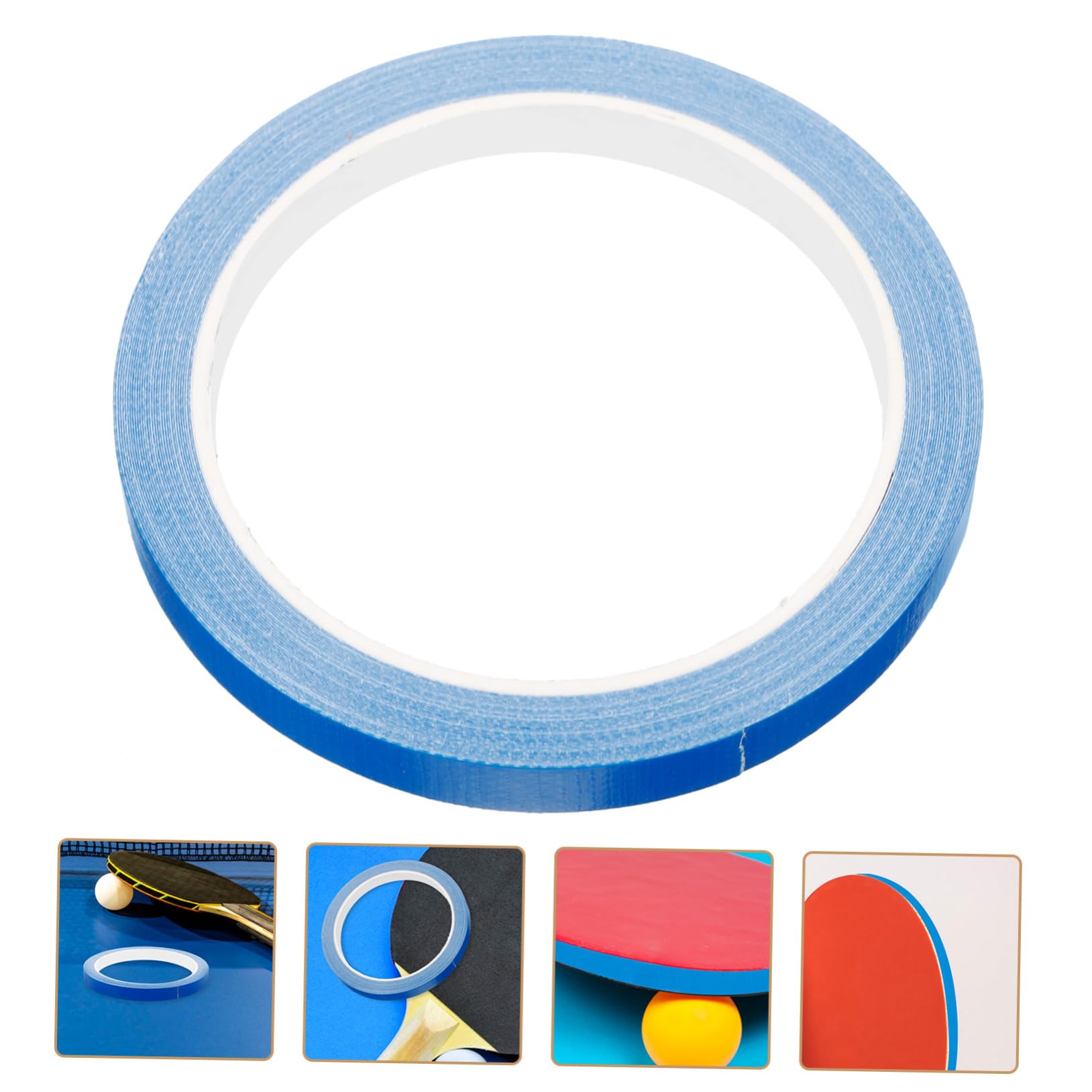 Cinta Protectora para Raqueta De Tenis De Mesa 10 M 1 Cm De Ancho Resistente Diseño Elegante