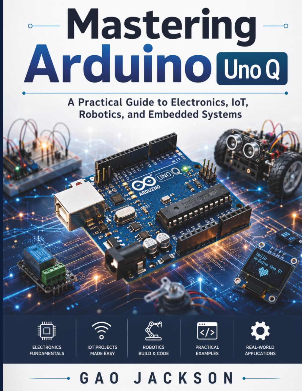 Mastering Arduino Uno Q: A Practical Guide to Electronics, IoT, Robotics, and Embedded Systems