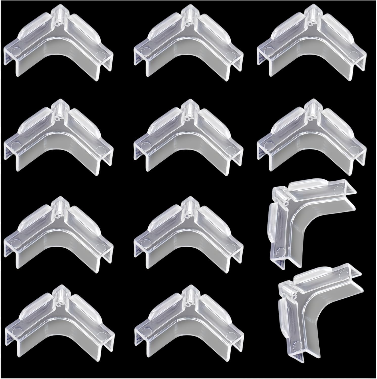 Aquarium Glaskantenschutz weichen Abdeckungen 8 mm Transparent Stoßfeste Acrylschutz