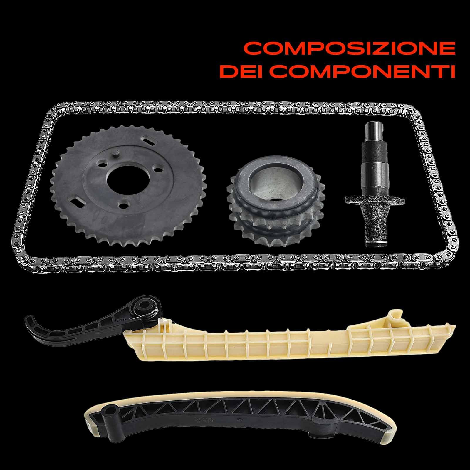 Frankberg Kit catena di distribuzione 0009931176 | Compatibile con: Classe B W245, Classe A W169
