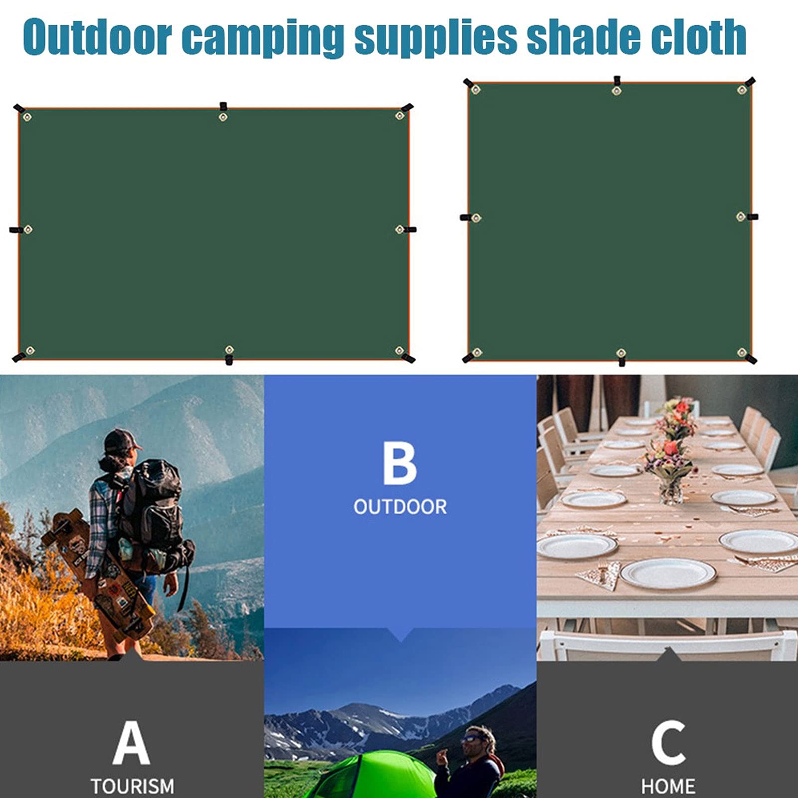 Amazon | 防水タープ キャンプ タープ テント たーぷテント 天幕 高  