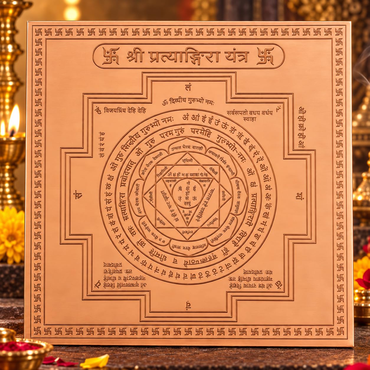 Copper Shiv Yantra - Spiritual Protection & Peace -30