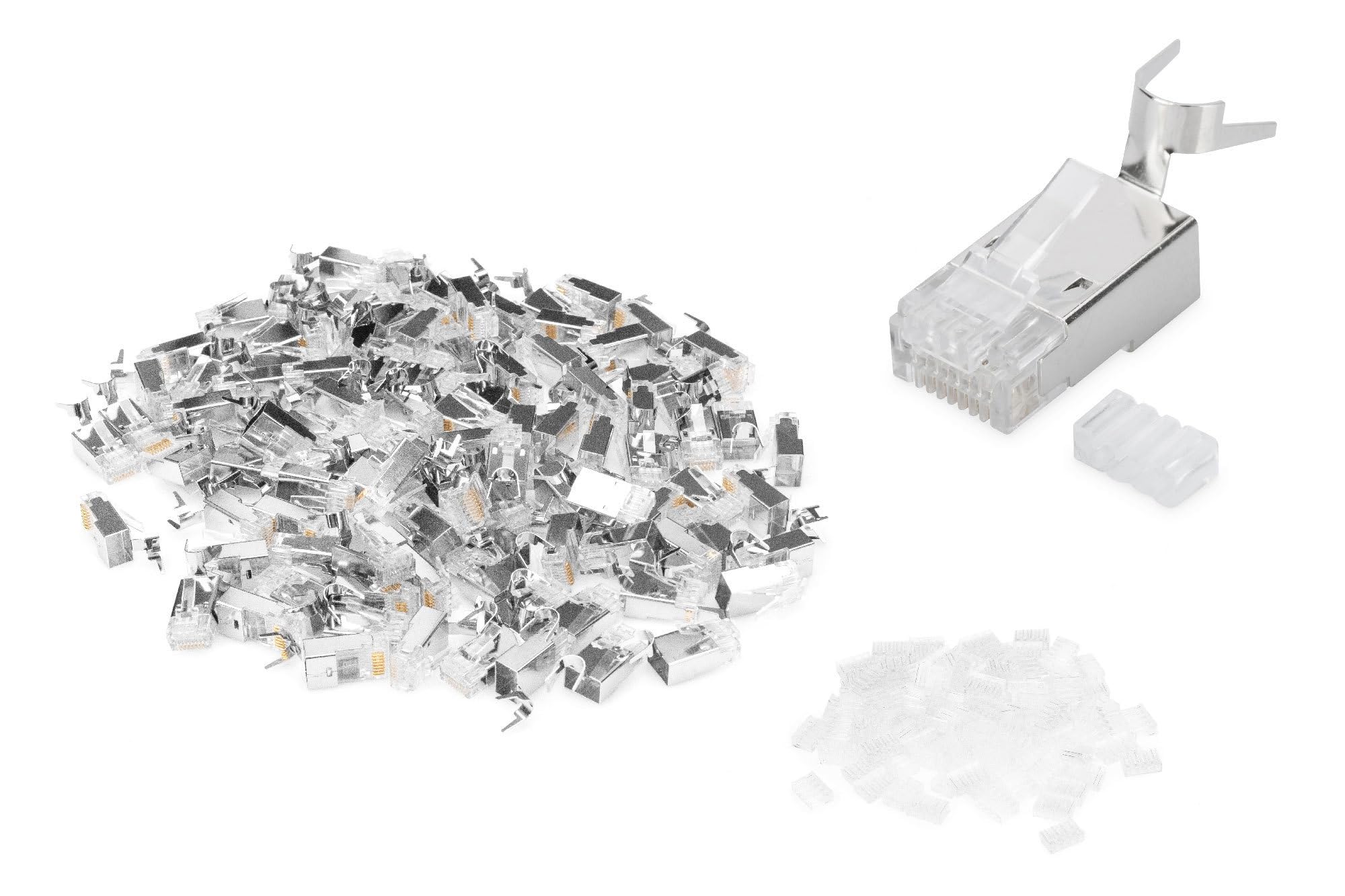 Digitus Modular Plug For Round Cable. Cat 6A. Shielded - 100 Pieces