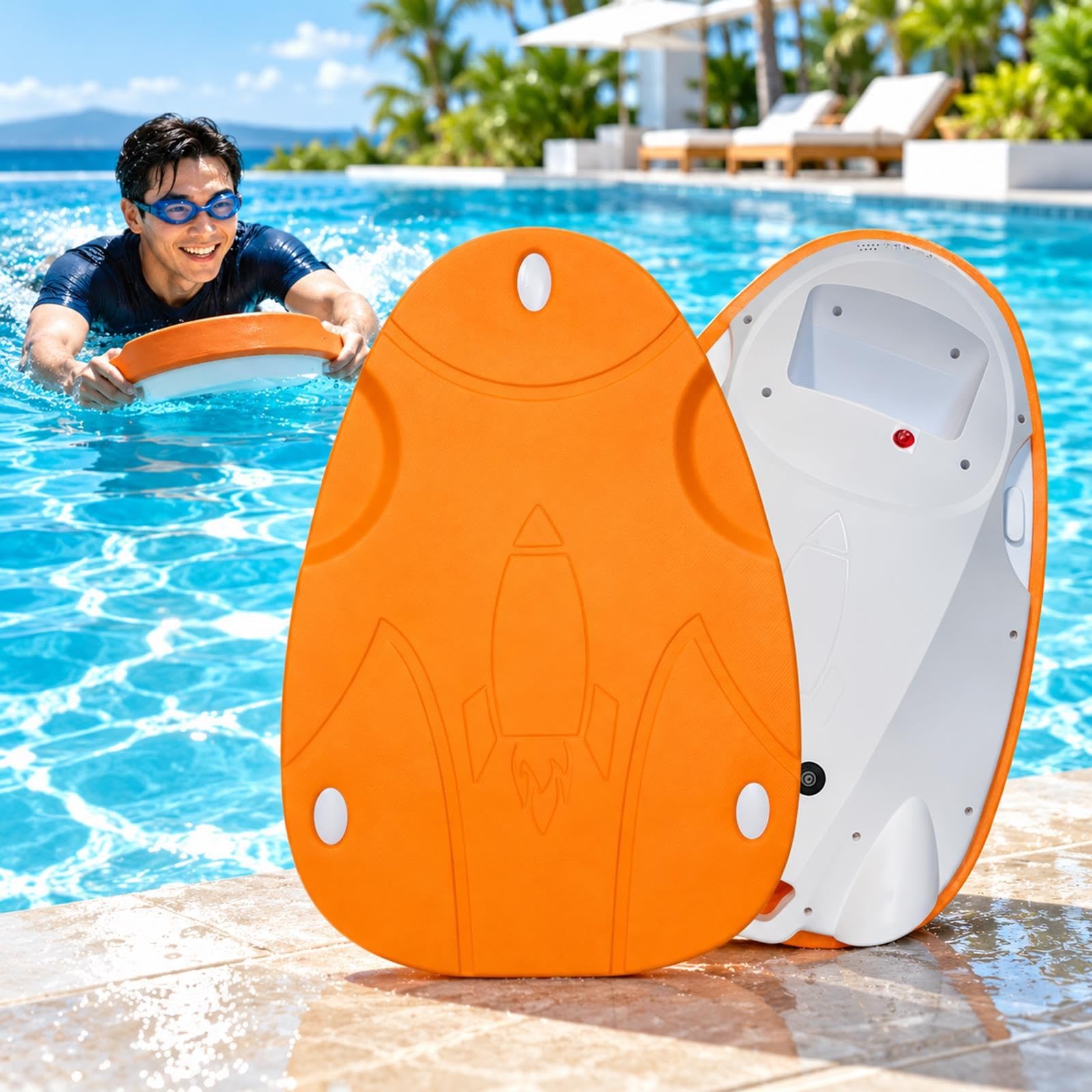 Tavoletta da Nuoto Elettrica for Adulti, Scooter Acquatico Motorizzato