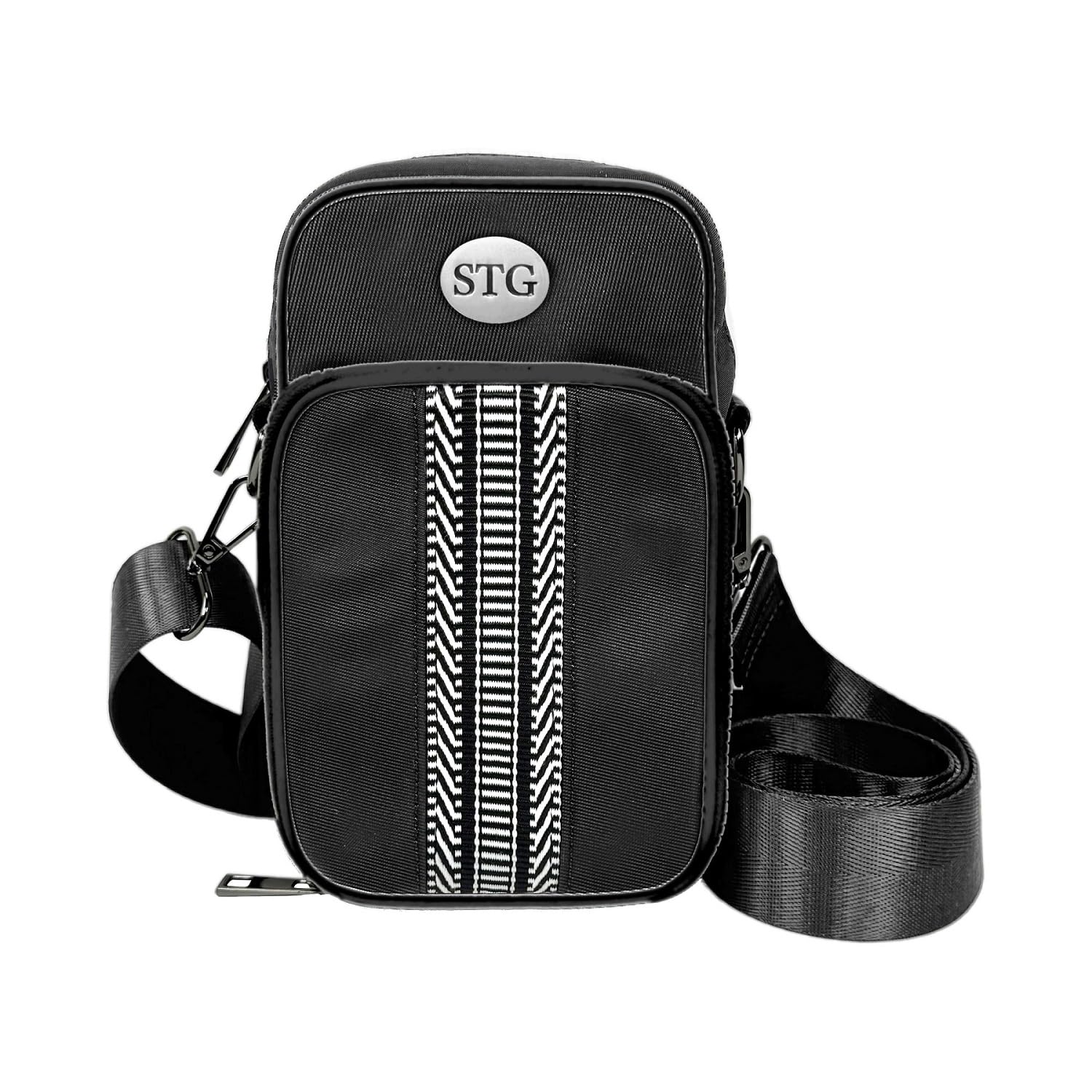 Save the Girls Phone Purse Aspen (Black) – RFID Purses for Women & Crossbody Bags for Women, Sporty Crossbody Purse, Hands-Free Zippered Bags and