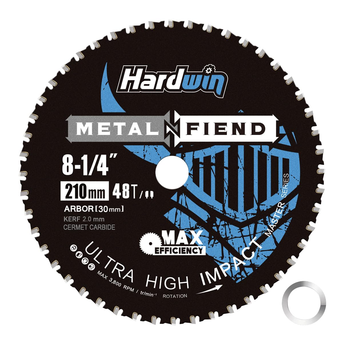 HARDWIN Metalen zaagblad - 210 mm ( 210 x 30 x 2,0 mm), 48 tanden