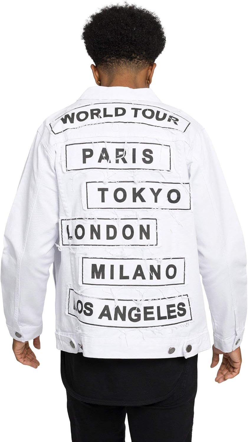 VICTORIOUS Men's Classic Fashion Denim Jean Jackets