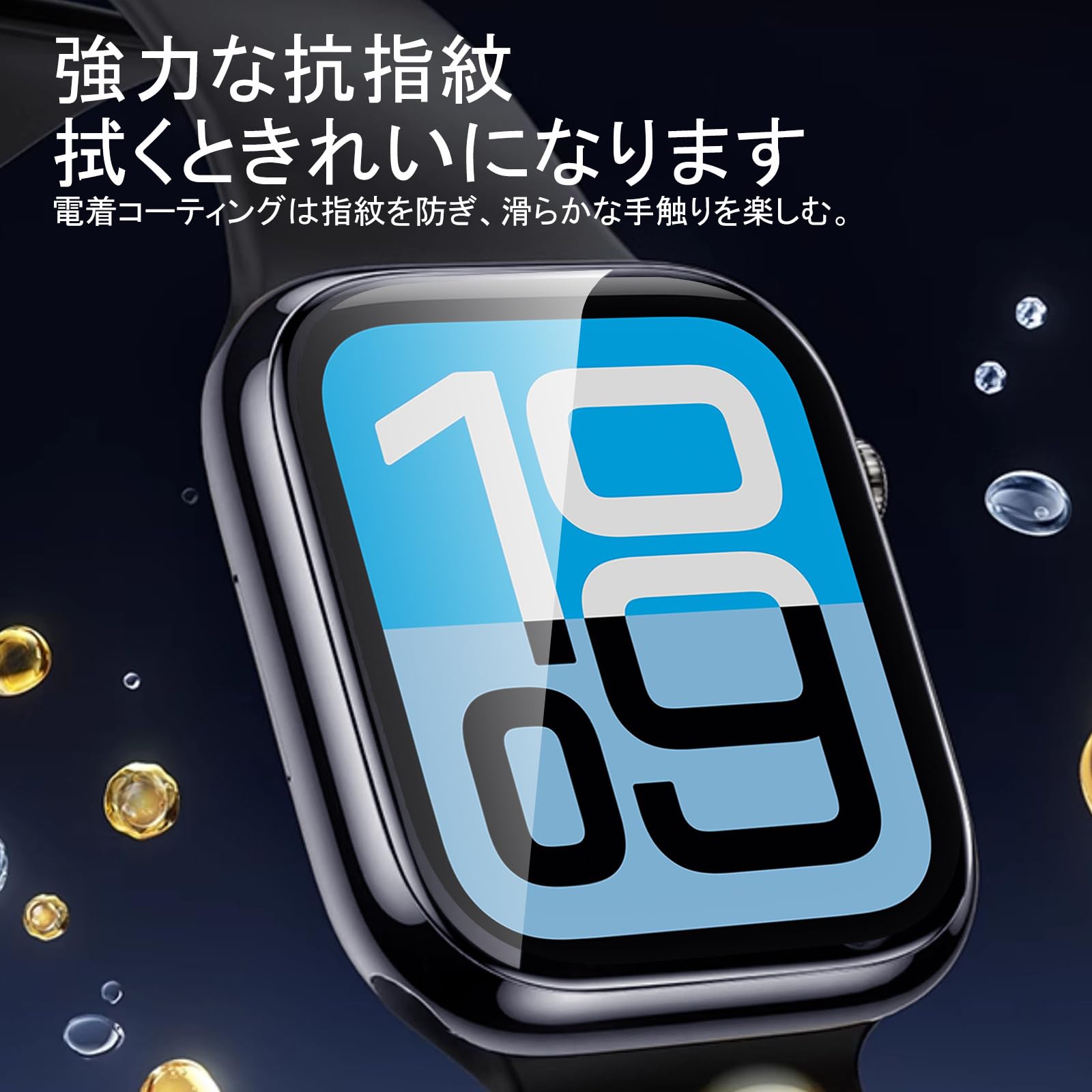 Amazon.co.jp: 【5枚入り】Apple Watch 45mm/ 44mm 用 フィルム 対応 