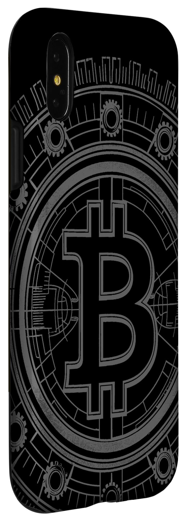Amazon.co.jp: iPhone X/XS ビットコインロゴ スチームパンク BTC 暗号通貨 スマホケース : 家電＆カメラ