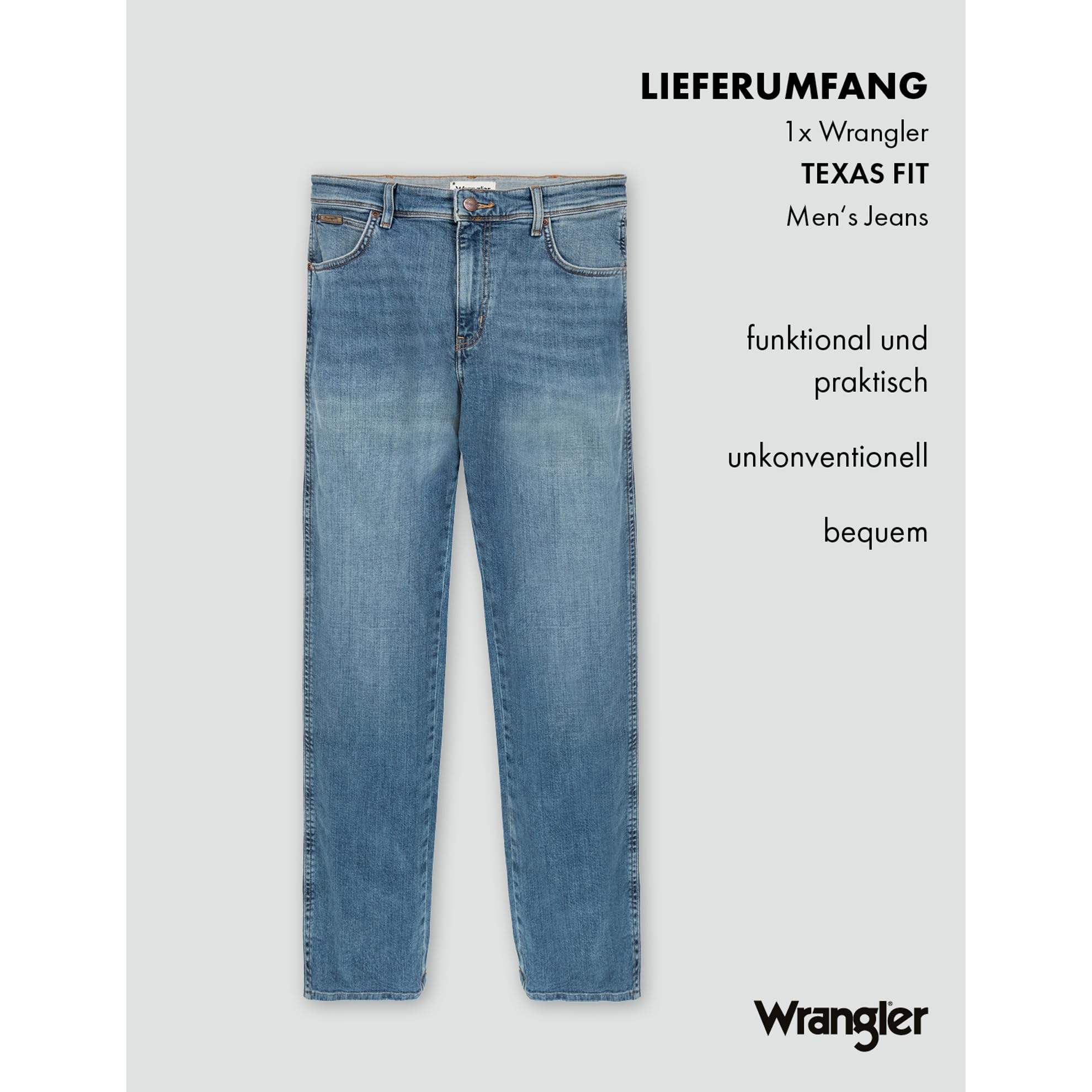 Wrangler Herren Texas Jeans – Bild 8