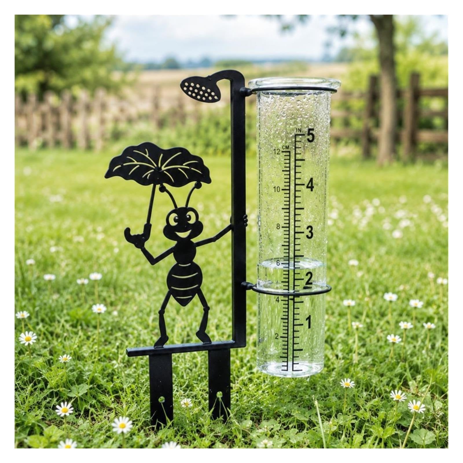 Regenmesser Aus Glas Für Garten