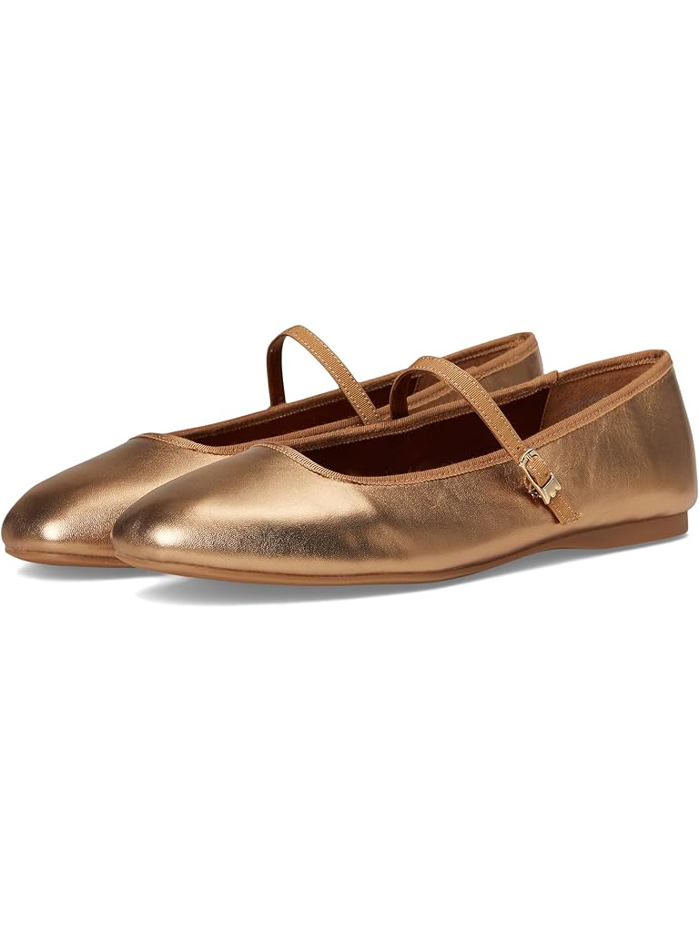 Gold Birdies Hummingbird Mary Jane Leather