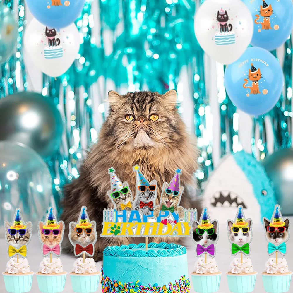 Set De 10 Figuras De Gatos En Miniatura – Decoración De Tartas Y Hogar, Resina Realista De 3 Cm