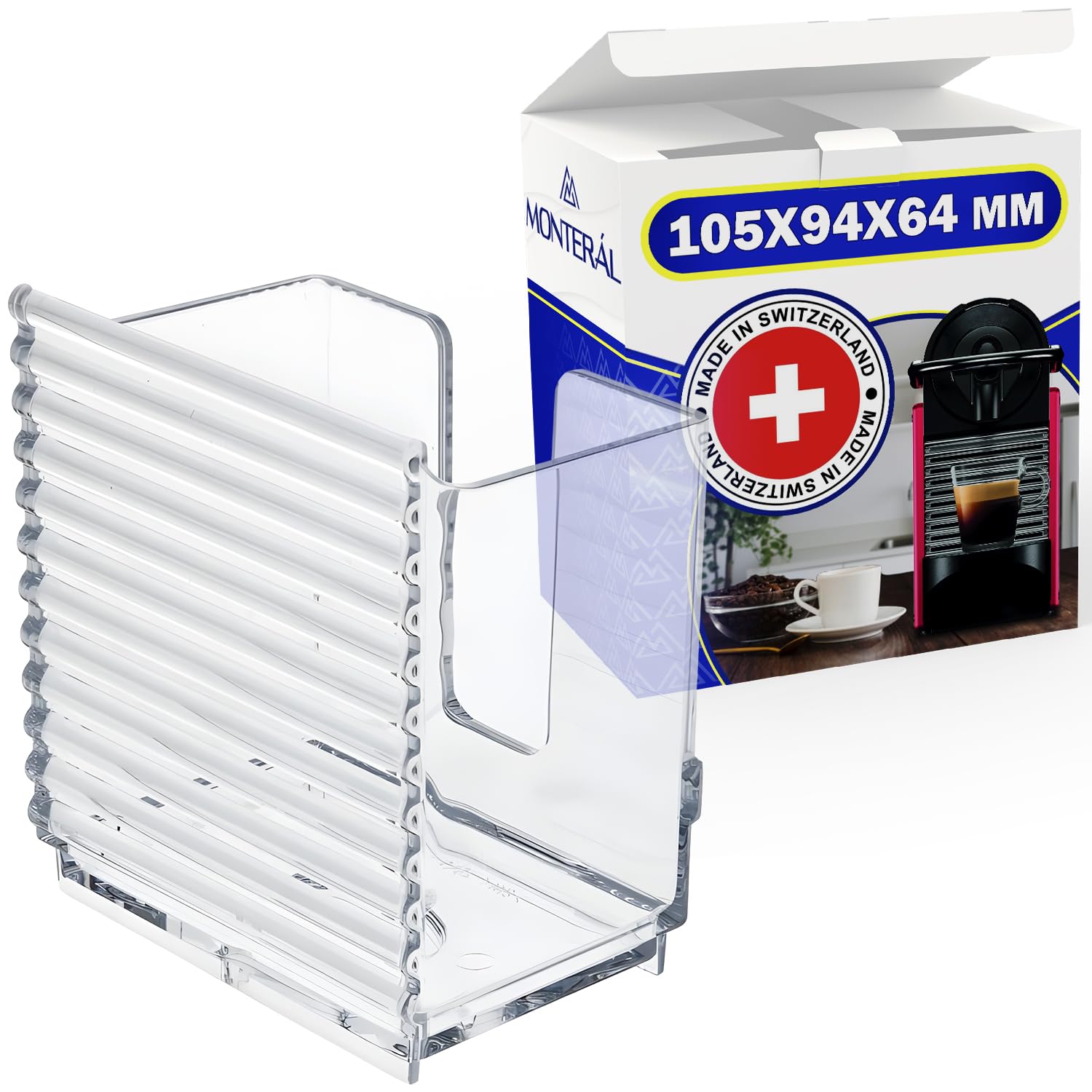 Pod Container for Coffee Machines MS-0062592 for Nespresso Pixie for Krups