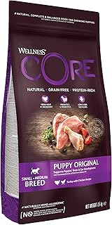 Wellness Core Puppy Dog Food, Dry Food for Puppies, Grain Free, High Meat Content, No Artificial Additives, Various Types and Sizes product image