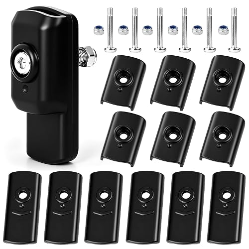 6 Set Gazebo Truss Ends & Cross Bars Connectors (Black)