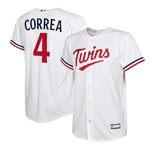Carlos Correa #4 Twins Jersey Carlos Correa #4 Twins Jersey — officially licensed fan gear