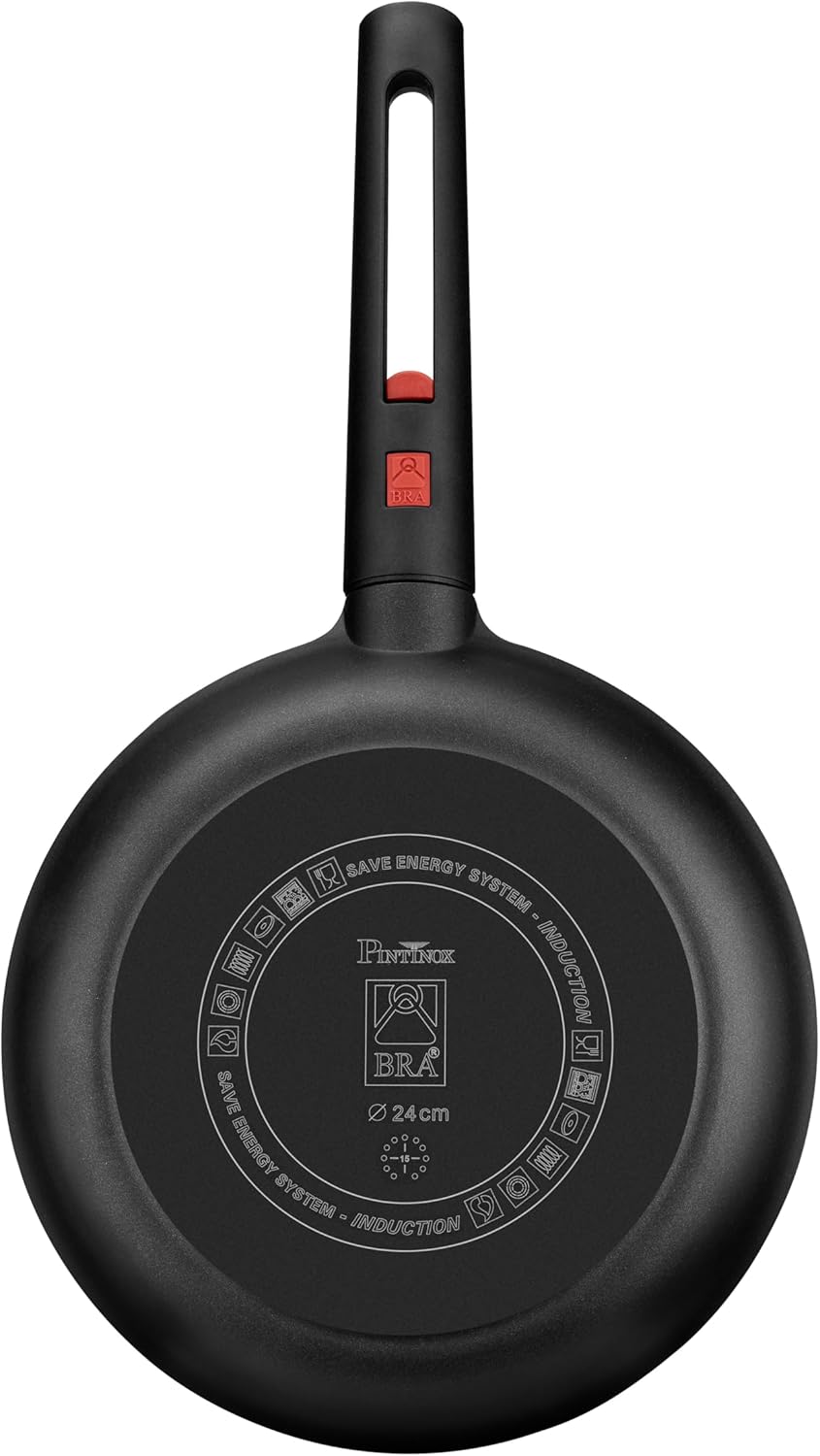 BRA COOKWARE Infinity Nonstick Frying Pan | 10.2-Inch Cast Aluminum Skillet | PFOA/PFAS Free Fry Pan | All Cooktops (incl Induction) Searing Skillet | Oven Safe up to 425°F (w/o Removable Handle)