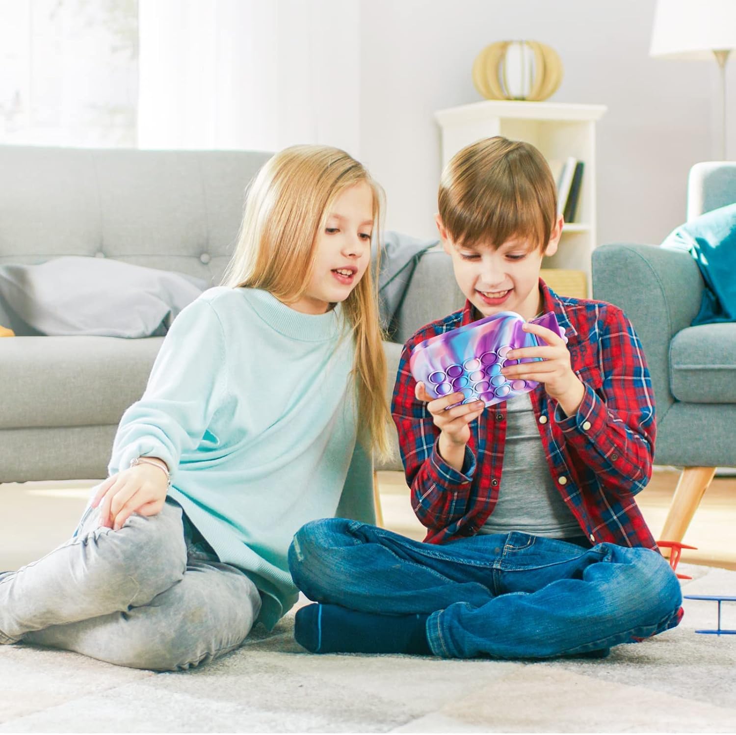 Baby Hot Water Bottle Pop Bubble Fidget Toy, 500ml Fun Silicone Warm