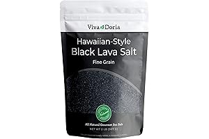 Viva Doria Hawaiian Black Lava Sea Salt: Perfect for Enhancing your Culinary Delights