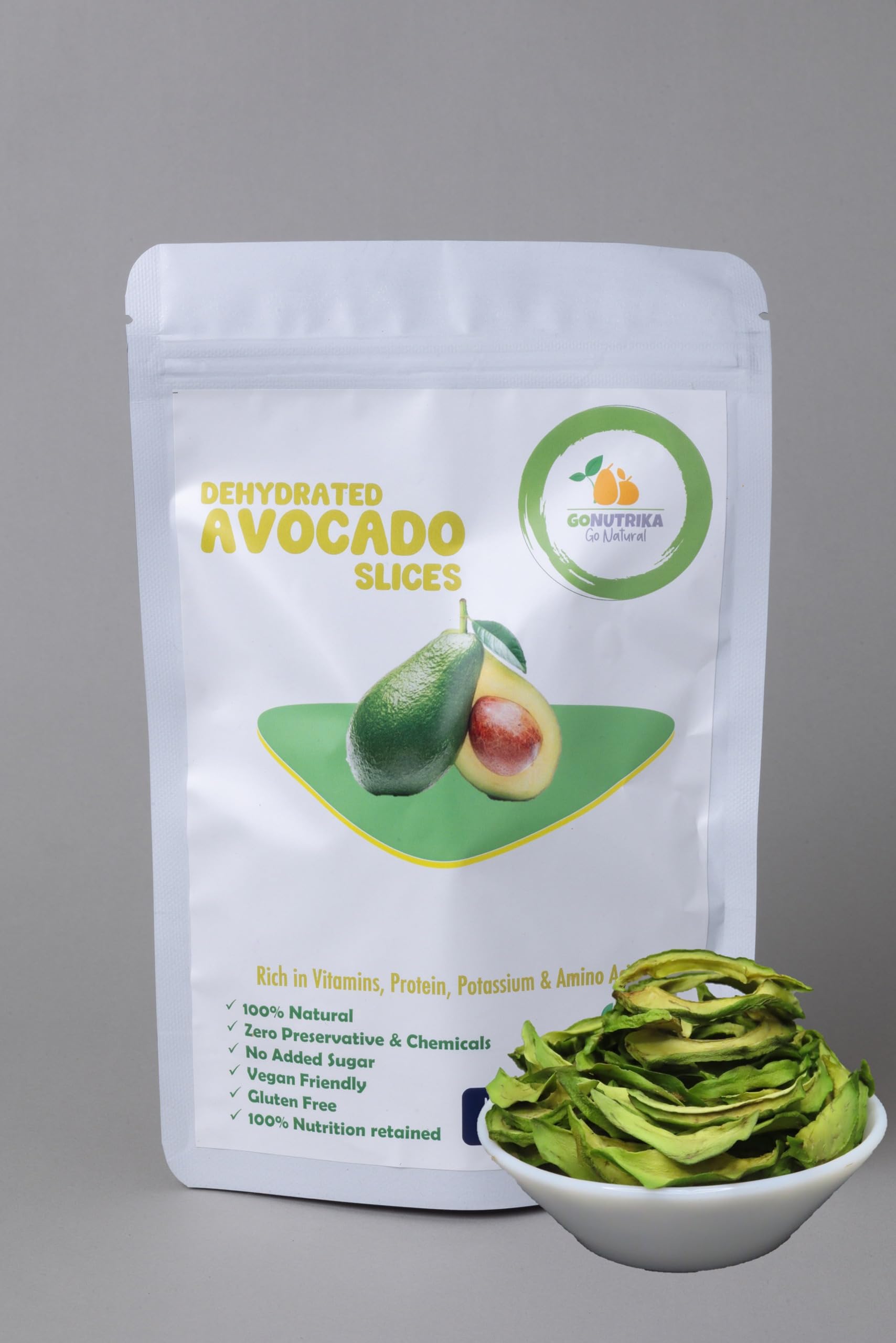 GoNutrika Dehydrated Avocado Slices 50 g, 100% Natural Dried Fruit, Vegan Friendly, Gluten Free, Avocado Slices for Snacking, Smoothies, Salads, Desserts and Everyday Use-image-18