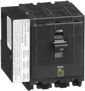 SCHNEIDER ELECTRIC Miniature Circuit Breaker 240-Volt 50-Amp QO3501021 2 Inch Universal Ir Viewing Window