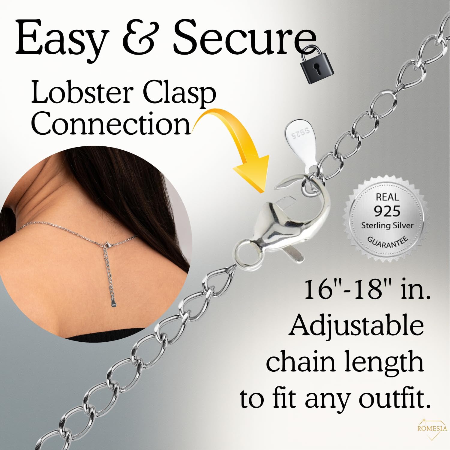 Moonstone Necklace 925 Sterling Silver Necklace for Women. Moonstone Jewelry New Beginnings Gifts for Women. Moon Stone Pendant Meaningful Jewelry - Image 6