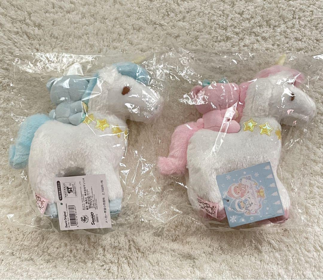 Amazon.co.jp: キキララ パフポフ ユニコーン ぬいぐるみ : おもちゃ