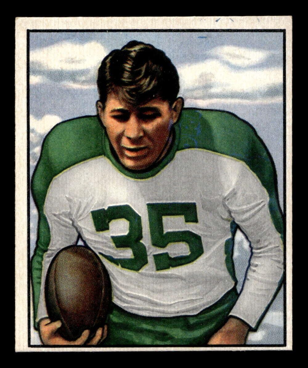 1950 Bowman Regular (Football) card#134 Pete Pihos of the Philadelphia Eagles Grade Near Mint