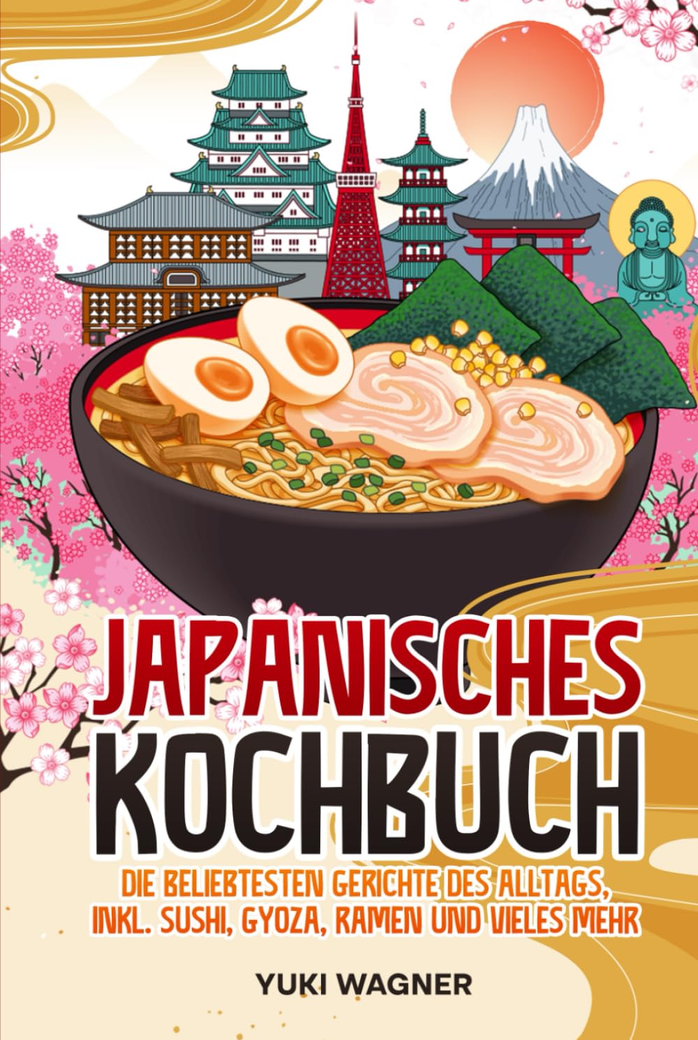 Japanisches Kochbuch: Die beliebtesten japanischen Gerichte des Alltags, inkl. Sushi, Gyoza, Ramen und vieles mehr