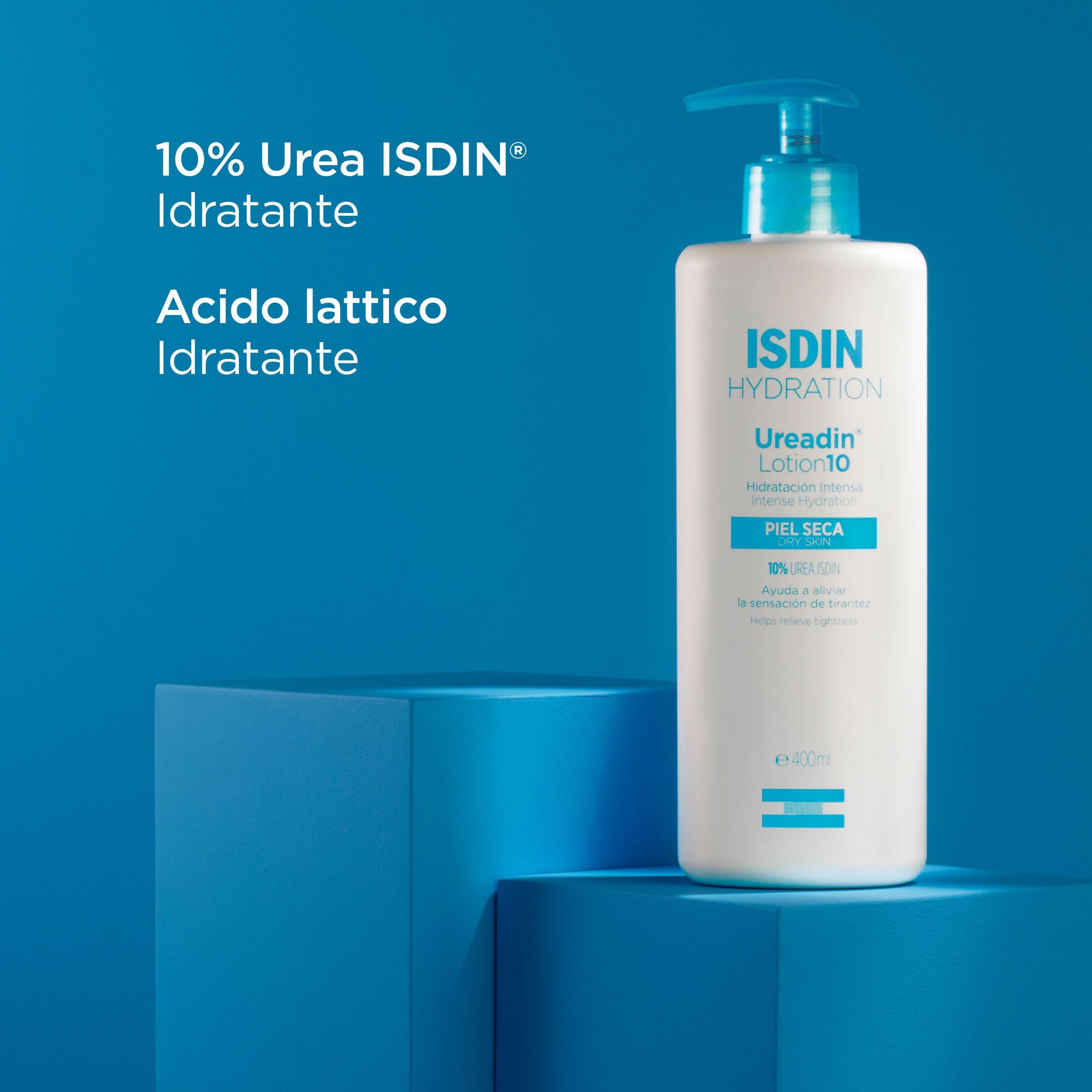 ISDIN Ureadin Lotion10 (400 ml) | Lozione Idratante con 10% Urea | Idrata Intensamente e Aiuta ad Alleviare la Sensazione di Tensione | Consigliata per Pelli Secche