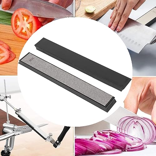 Miniatura 5 de Juego de 10 piedras de afilar cuchillos de diamante, grano #80#200#400#500#600#800#1000#1500#2000#3000, piedras de afilar de diamante con una base