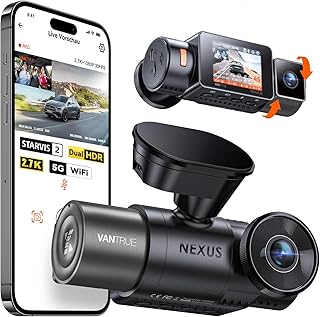 Sponsored You’re seeing this ad based on the product’s relevance to your search query.Learn more about this advertisement VANTRUE N2X 2.7K+1080P Dashcam Car Front Indoor, STARVIS 2 Dual HDR Night Vision Dash Cam, 2.5K/60FPS Front, GPS, 5GHz WiFi, App & Voice Control, 2 Inch 323° Dash Cam 24/7 Parking Mode, G Sensor, Max.
