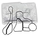 OEM Parts 2pcs, N55 N54 N52 N51 N20 Engine Oil Filter Housing Gasket kit, Cooler Seal Gaskets, for 2002-2021 BMW 1 2 3 4 5 6 7 Series X1 X3 X4 X5 X6 Z4 Original Sealing, 11428637820 11428637821