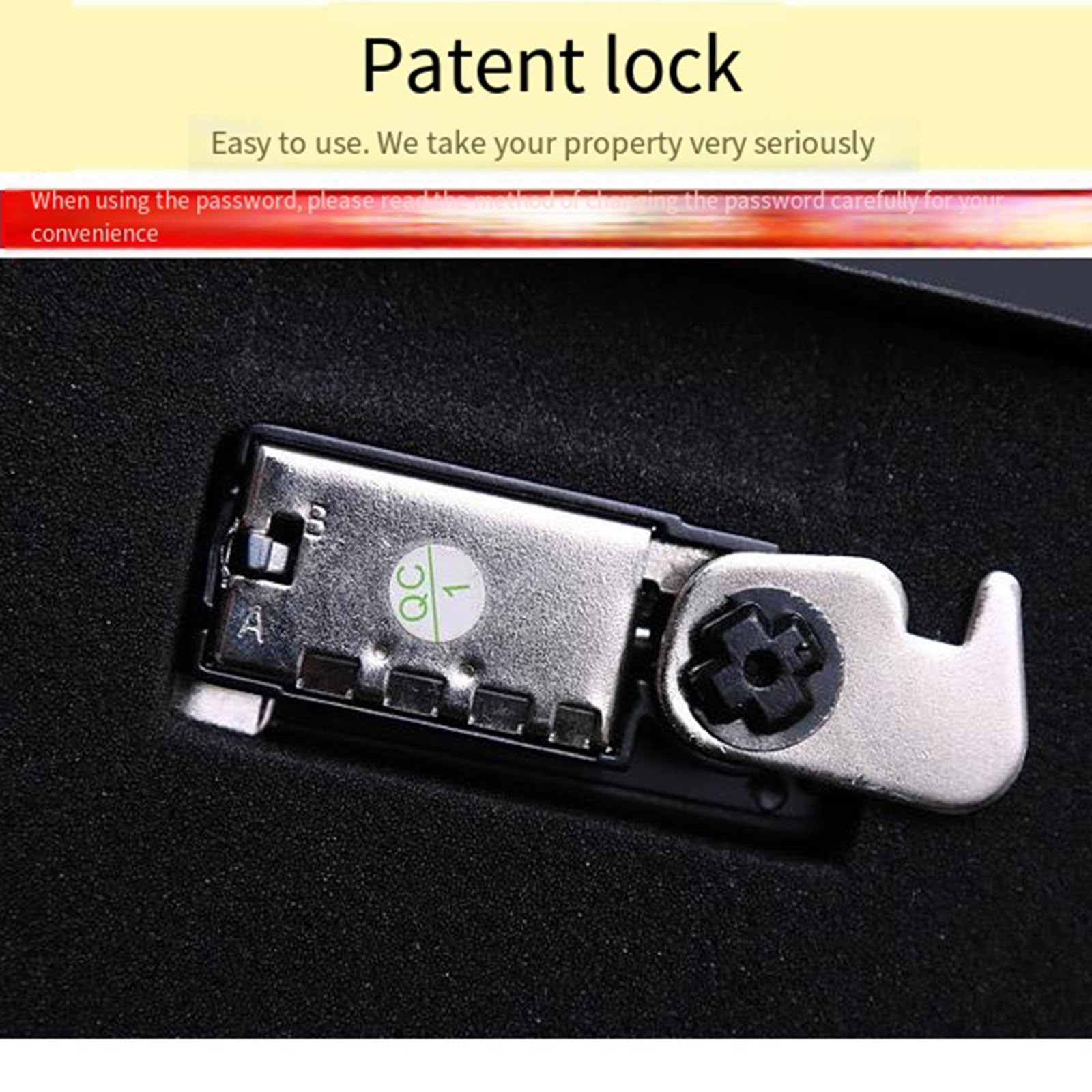 Cassetta di sicurezza per chiavi portatile Mini cassaforte con corda d'acciaio Mini antifurto per gioielli Cassaforte per gioielli Cassaforte per auto Cassetta portachiavi antifurto,Black