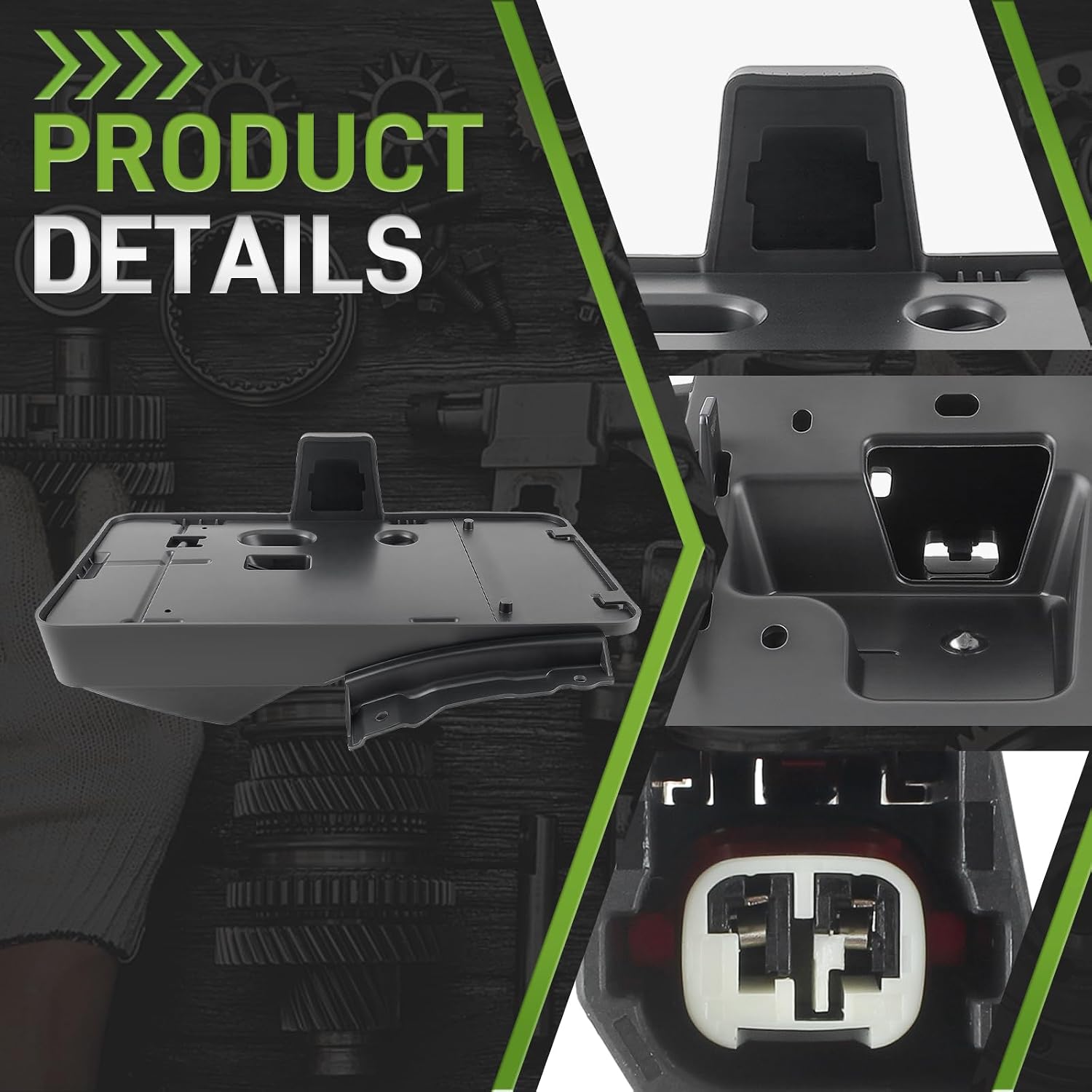 68064720AA Rear License Plate Holder Bracket with Light compatible with Jeep Wrangler 2007 2008 2009 2010 2011 2012 2013 2014 2015 2016 2017