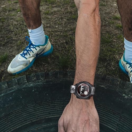 Miniatura 6 de Bandkids Correa de camuflaje de 0.866 pulgadas para reloj Garmin Instinct, correa de repuesto de silicona suave e impermeable para Garmin Instinct