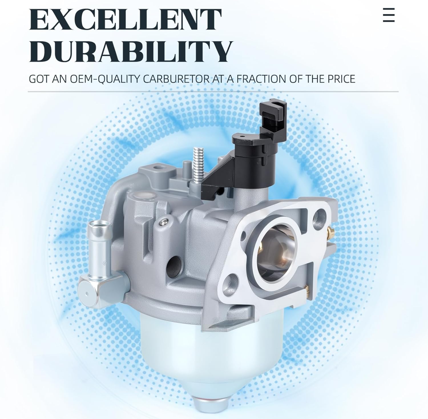 Carburetor Compatible with B&S Model 80002124 Series Snowblower Carb with Gasket Fuel Filter for Snow Blower