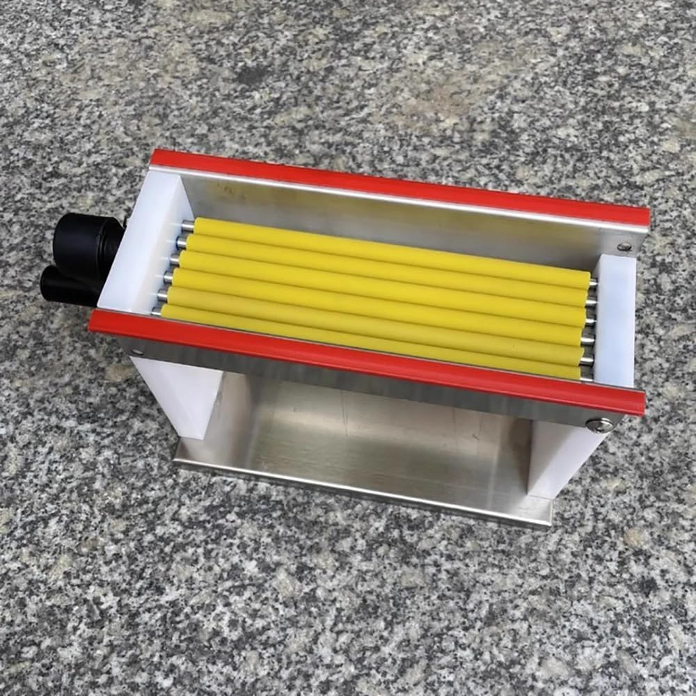Máquina peladora manual de huevos de codorniz, alta eficiencia con manguera, salida, fácil de limpiar, ideal para restaurantes y supermercados