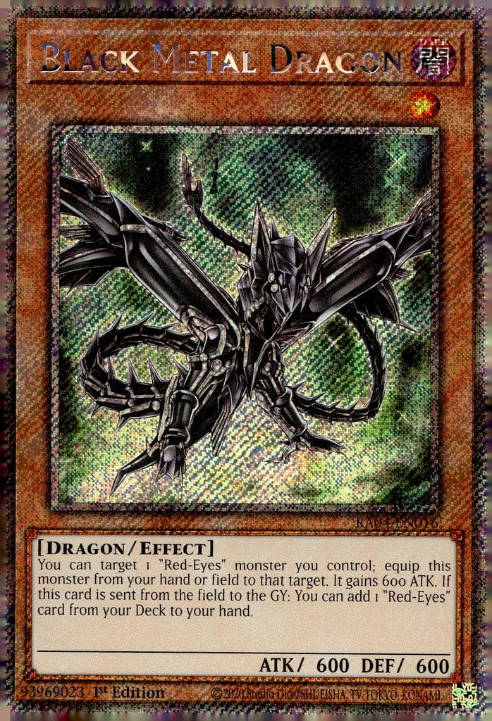 Yugioh!! Black Metal Dragon Black Metal Dragon Inglés - Foto 8