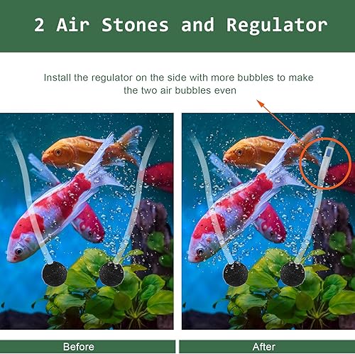 Miniatura 5 de Lewisia Kit de bomba de aire aireador de estanque solar de 4 W con manguera de aire y piedras de burbujas 3 modos de trabajo Oxigenador de burbujas