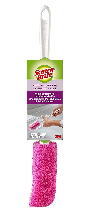 Scotch-Brite Water Bottle Scrubber (Pink)